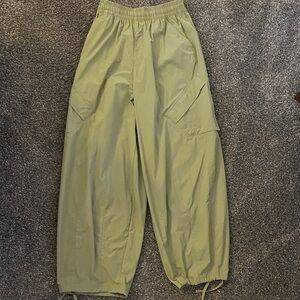 Nike Women's Olive Cargo Track Joggers
